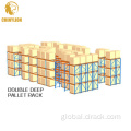 Double Deep Racking System Double Deep Pallet Metal rack For Warehouse Racking Factory